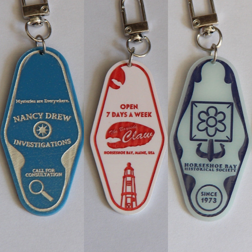 Drew Crew Hotel Keychains