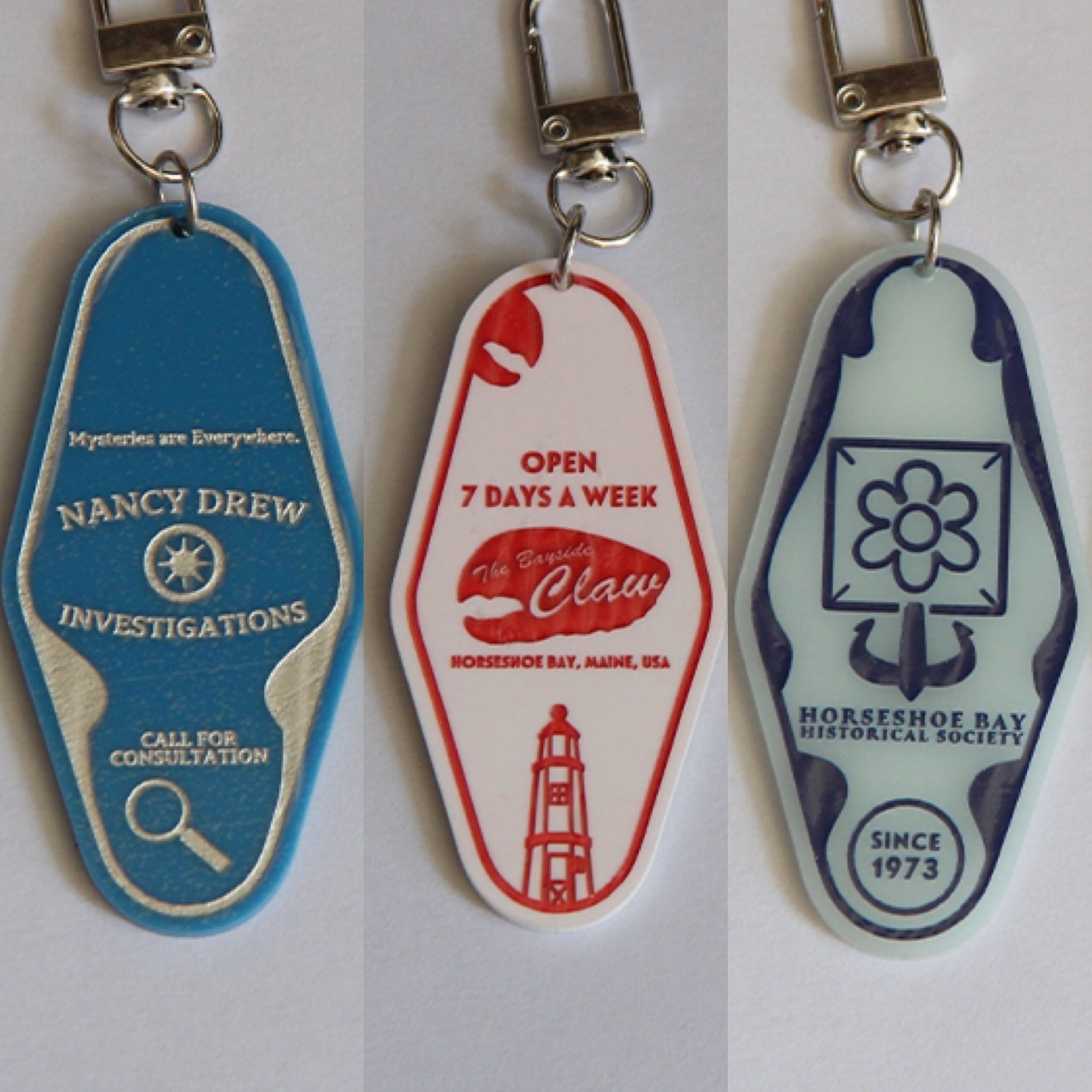 Drew Crew Hotel Keychains