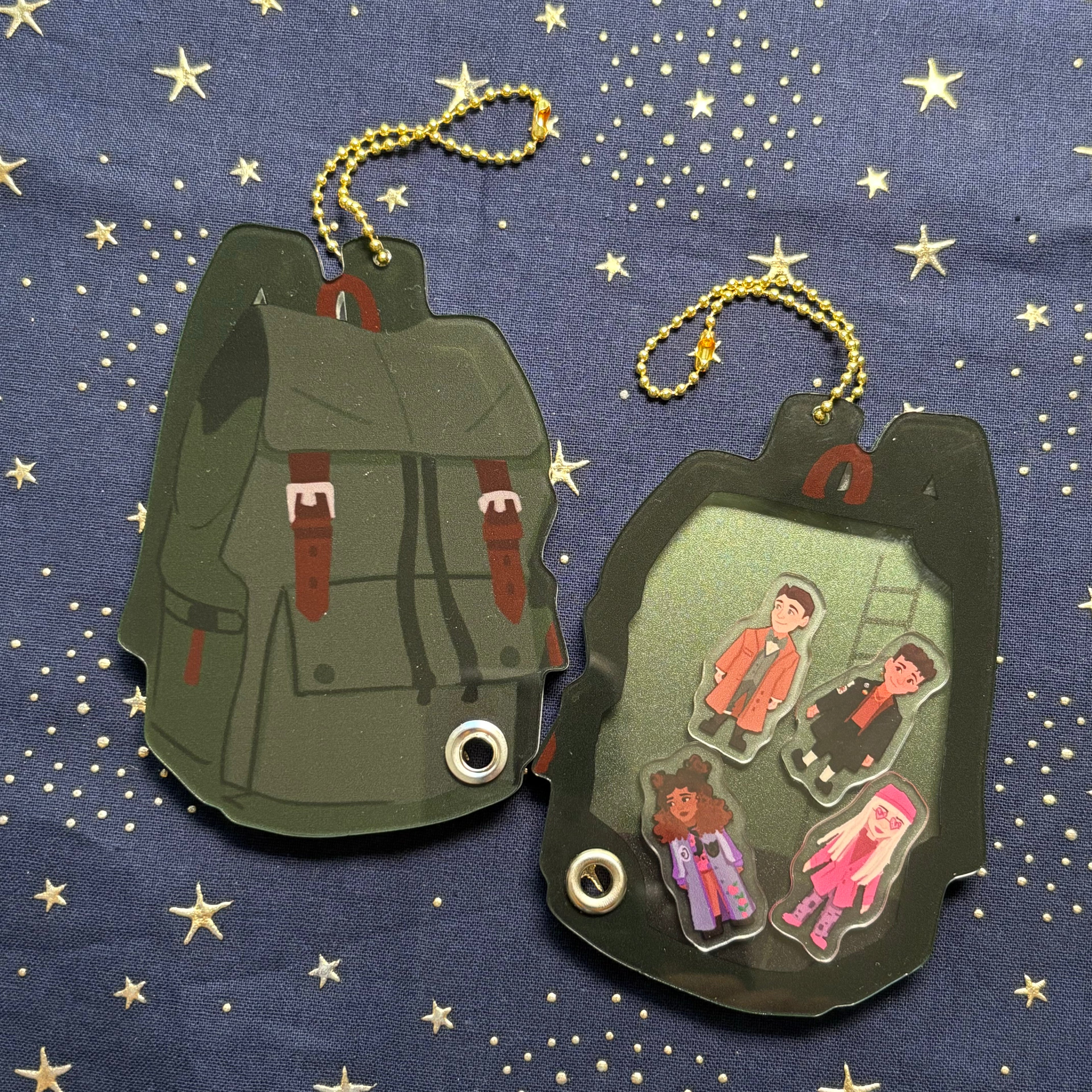 Charles Backpack Shaker Charm