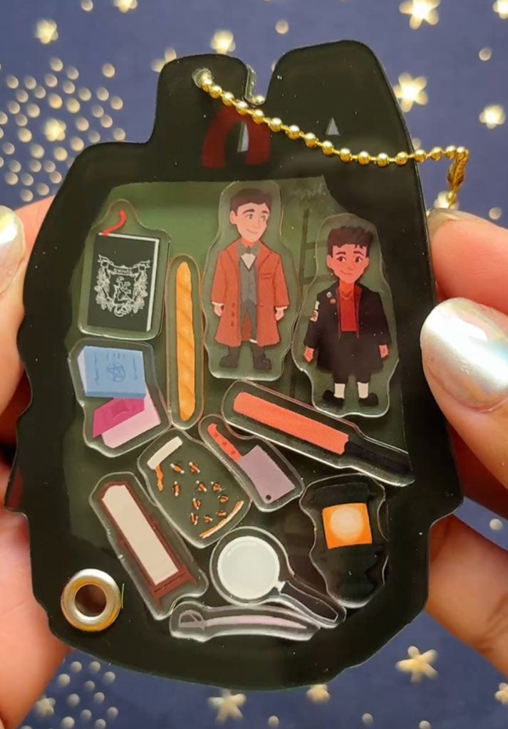 Charles Backpack Shaker Charm