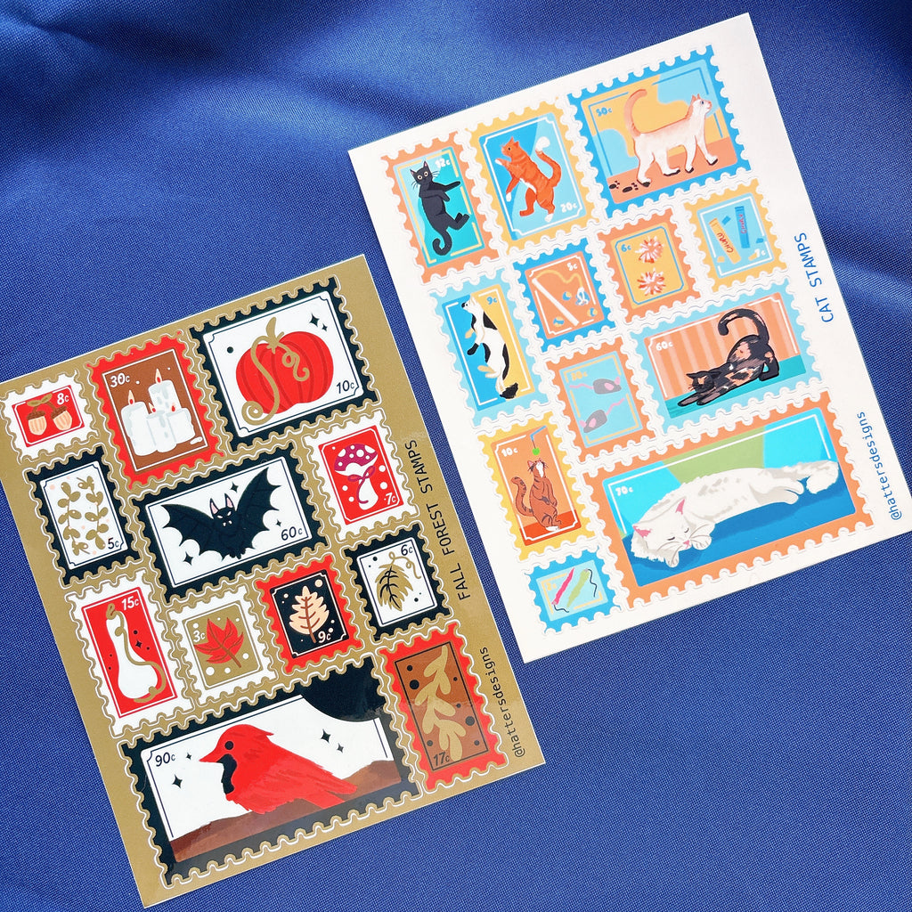 Fall Stamp Stickers
