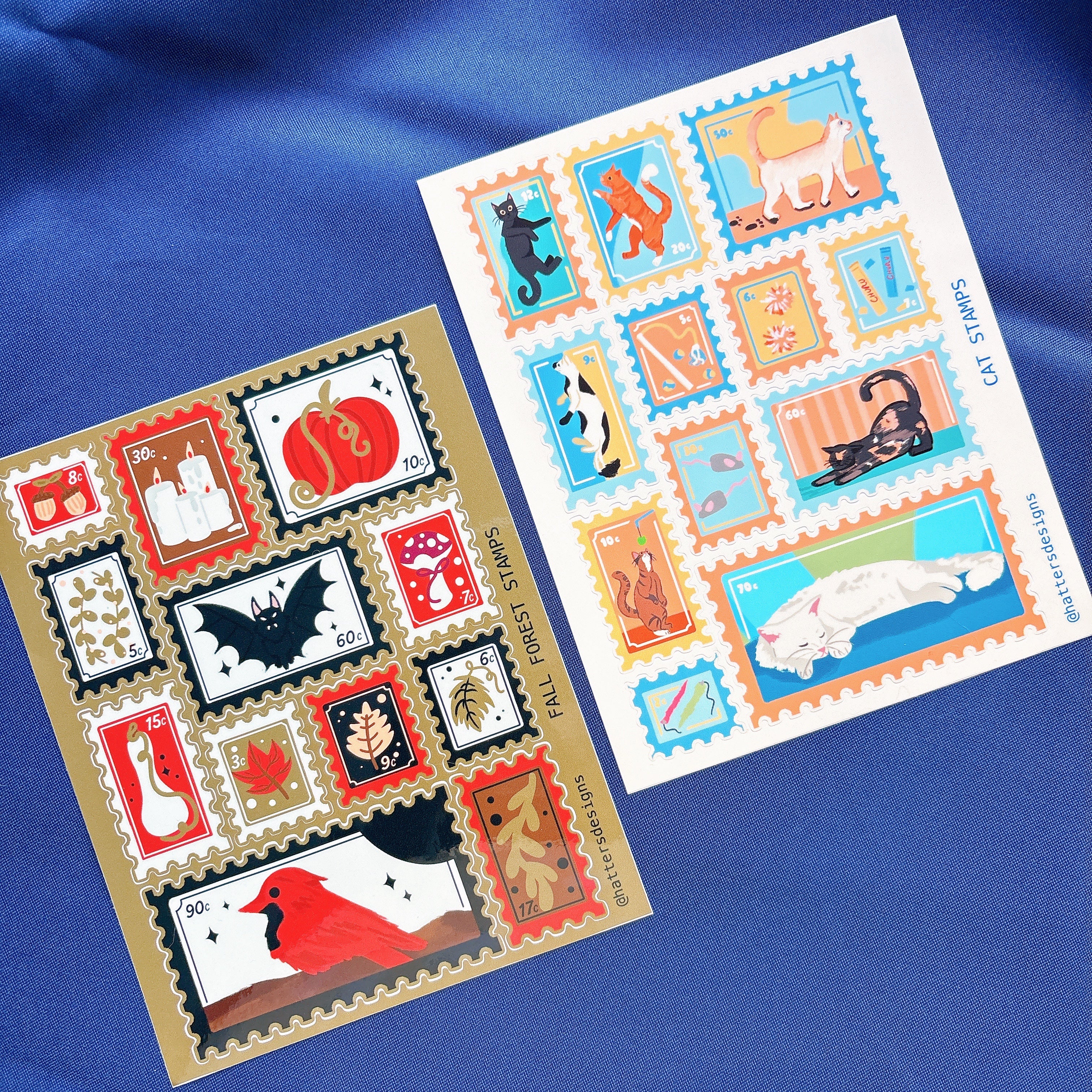 Fall Stamp Stickers