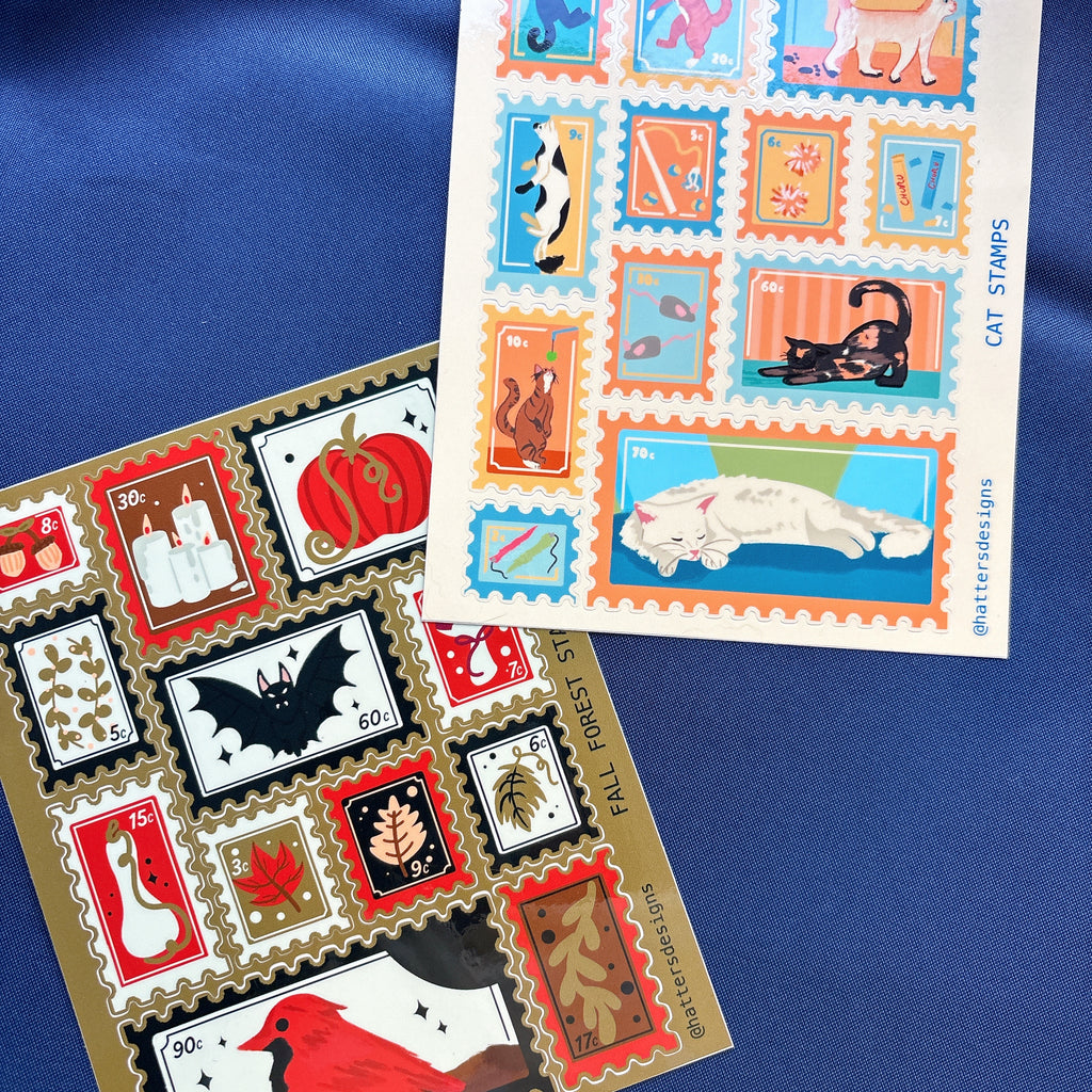 Fall Stamp Stickers