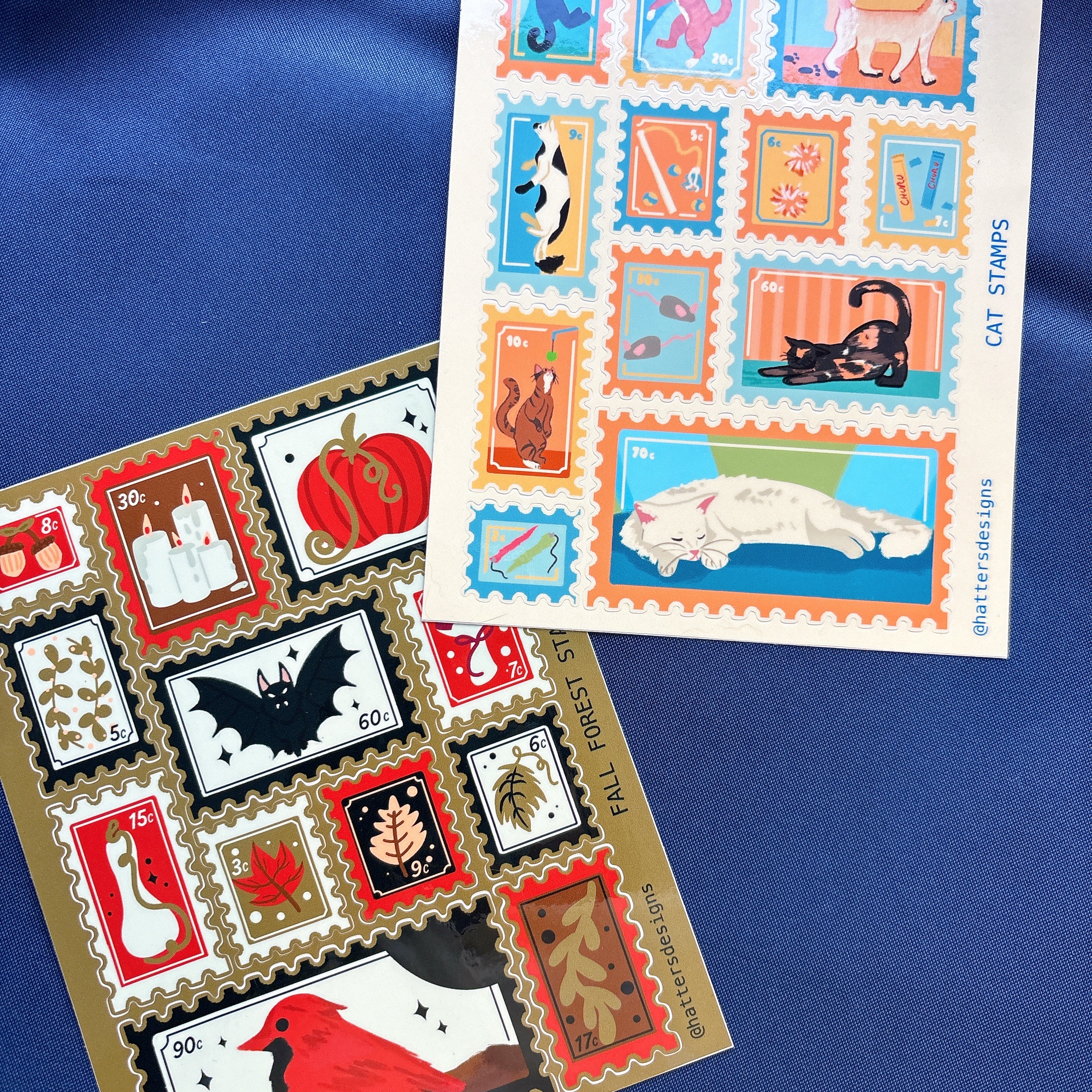 Fall Stamp Stickers