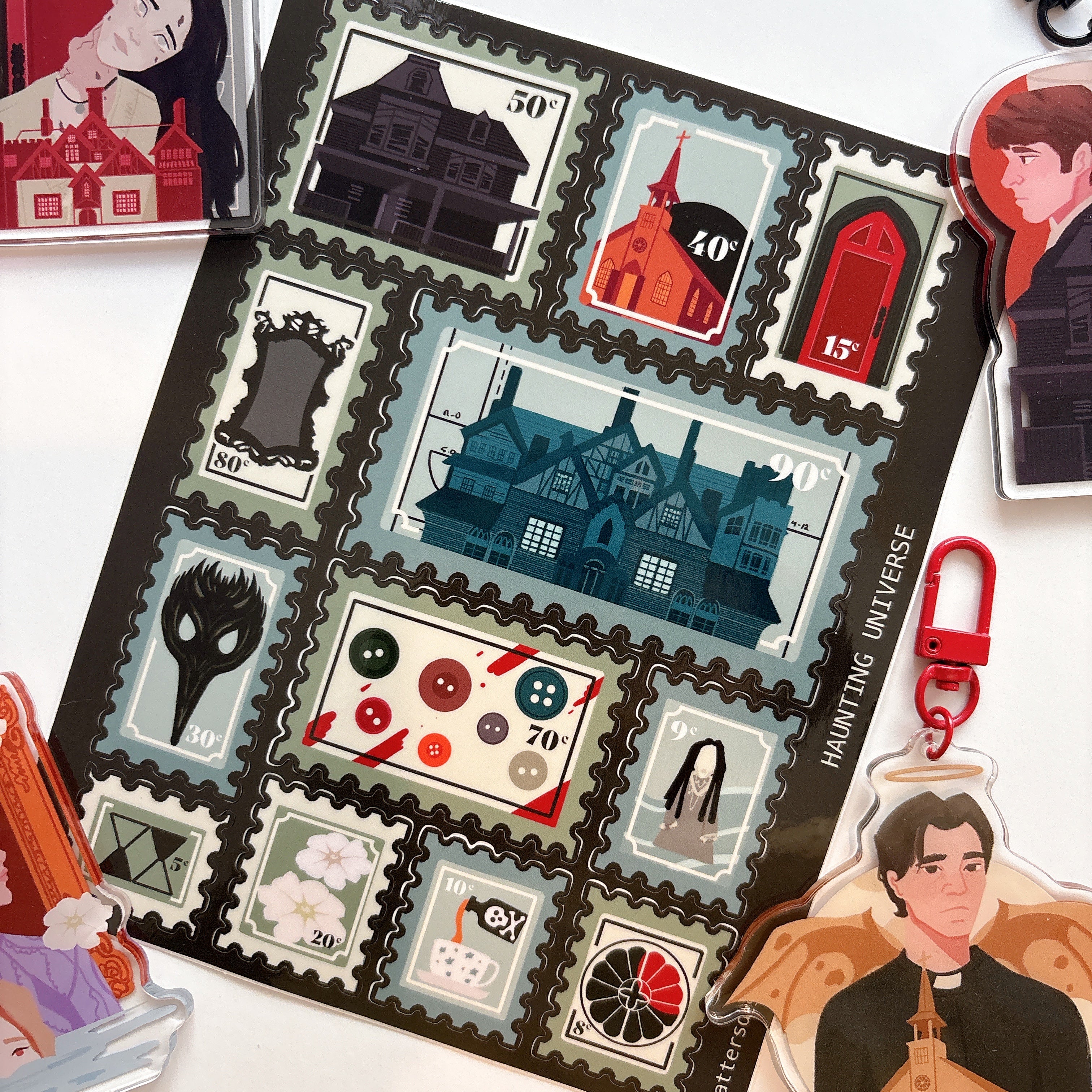 Haunting Stamp Stickers