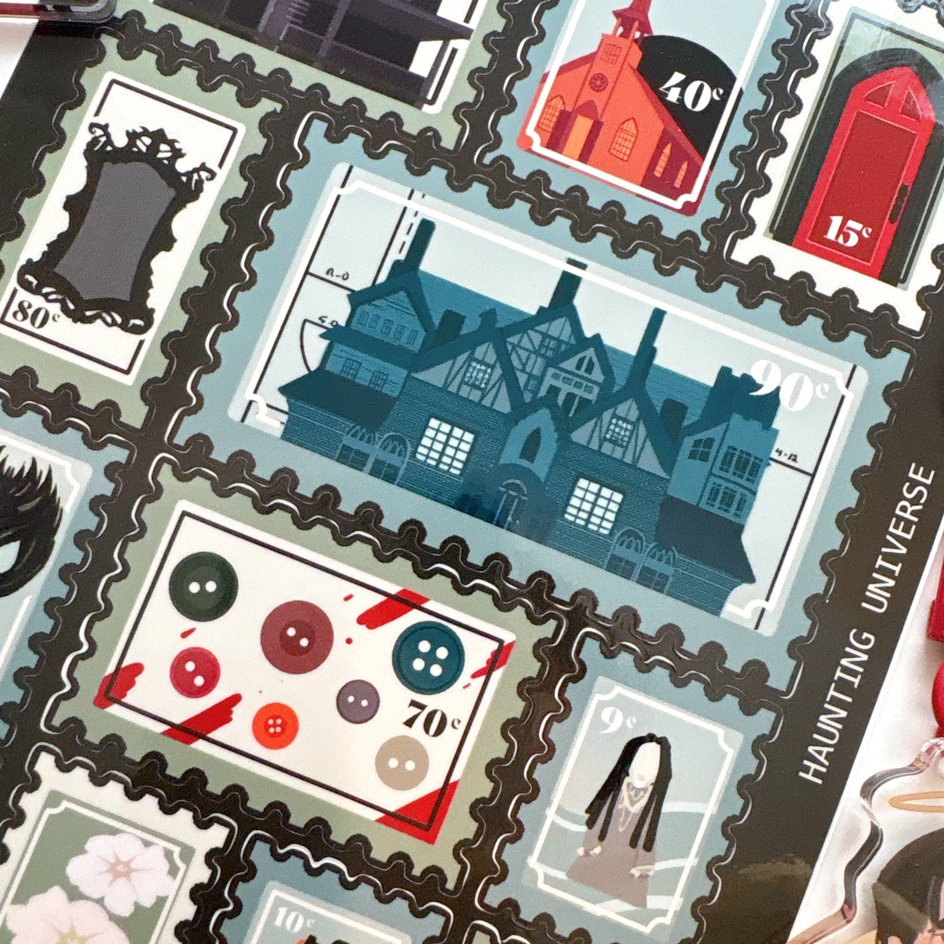 Haunting Stamp Stickers