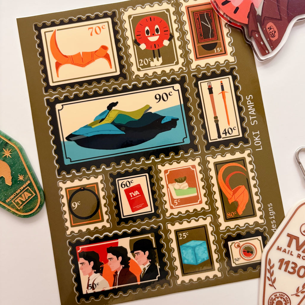 Loki Stamp Stickers