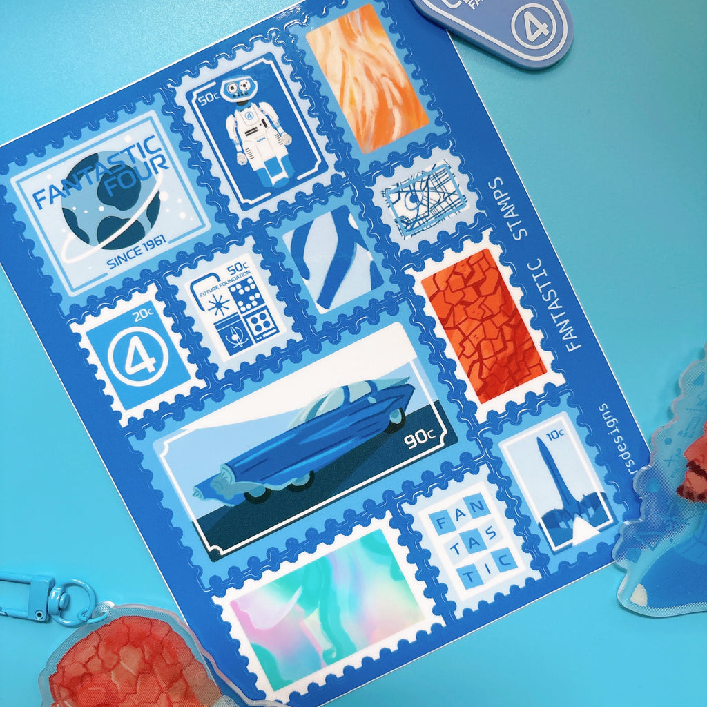 First Family Stamp Stickers & Print