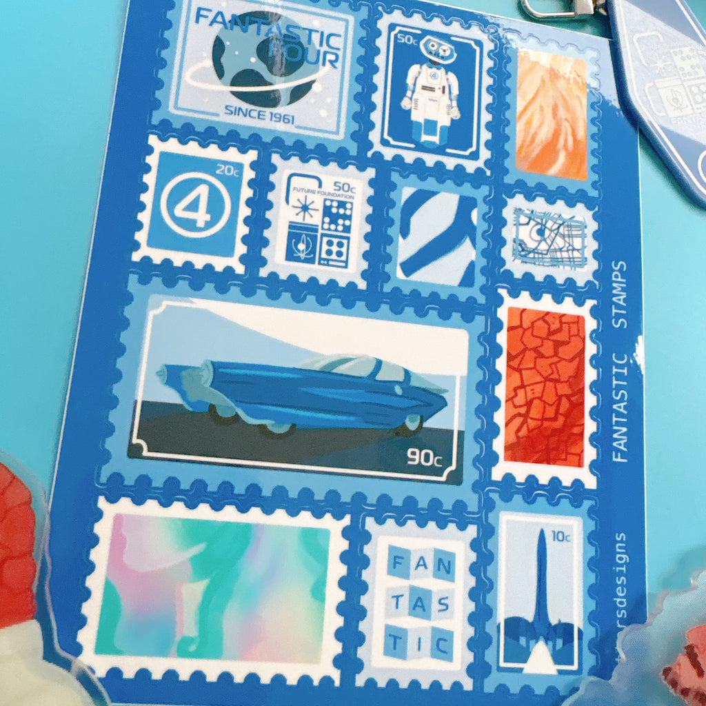First Family Stamp Stickers & Print