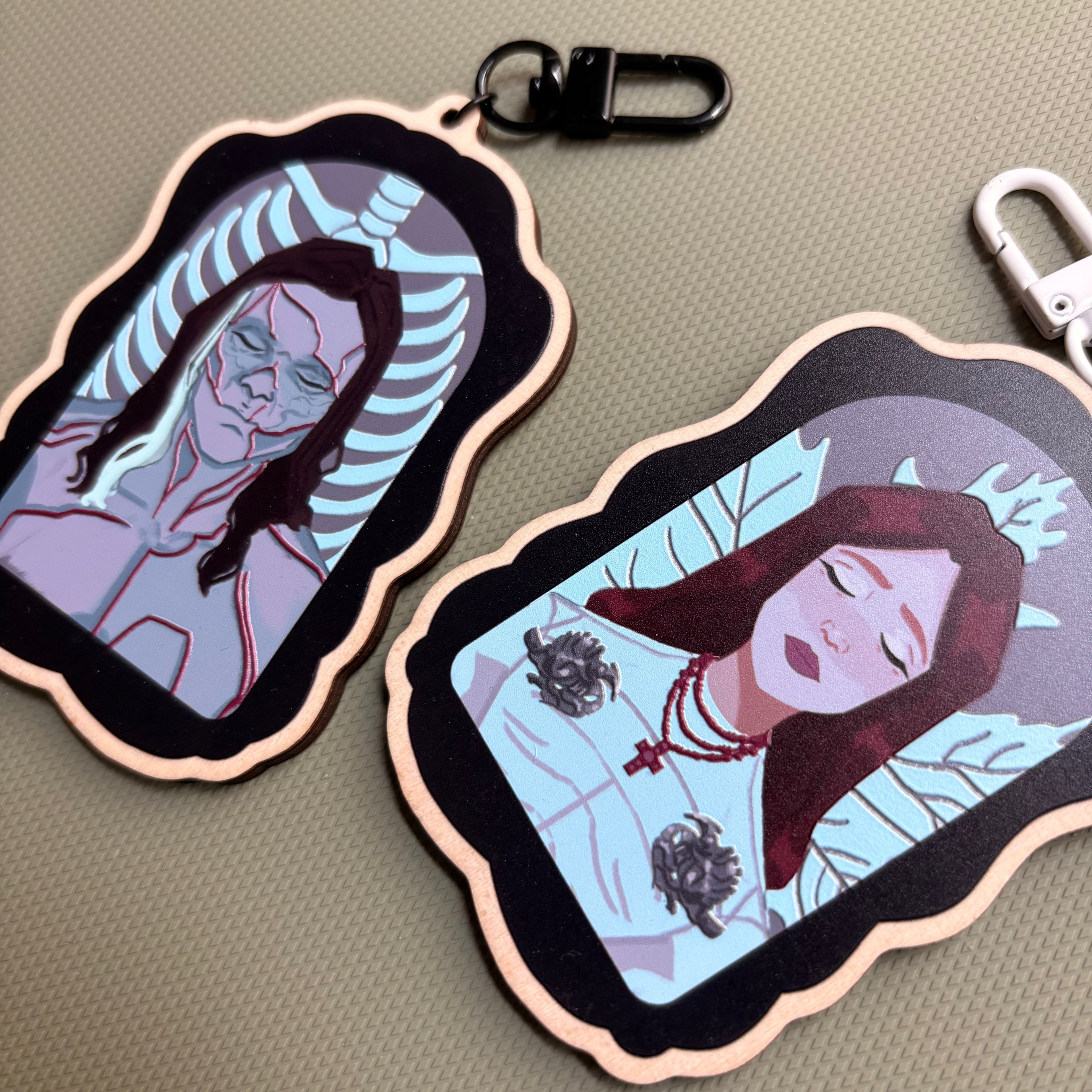 Embossed Lovers Charms