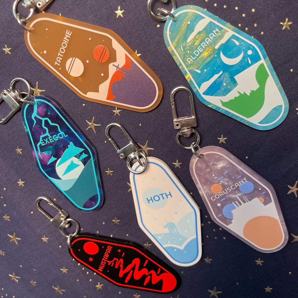 Space Travel Hotel Keychains (Series 1)