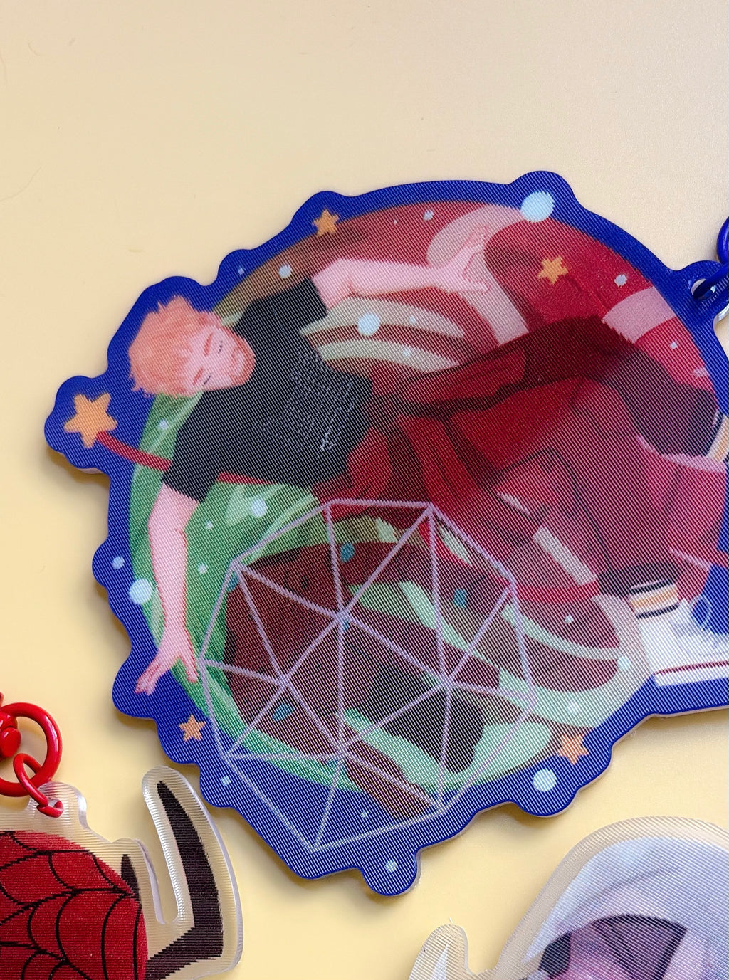 Space and Stars Lenticular Charm