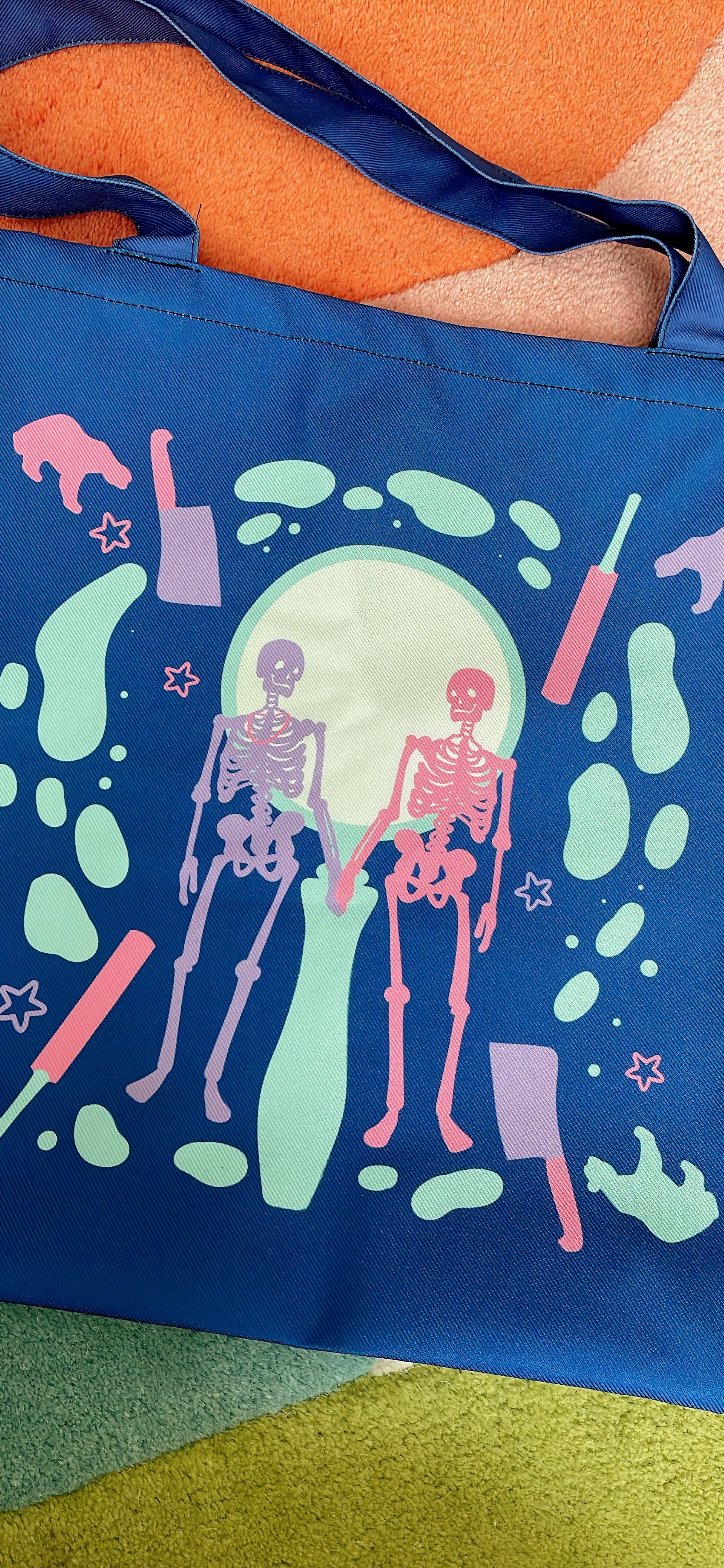 Ghostly Tote Bag & Wristlet