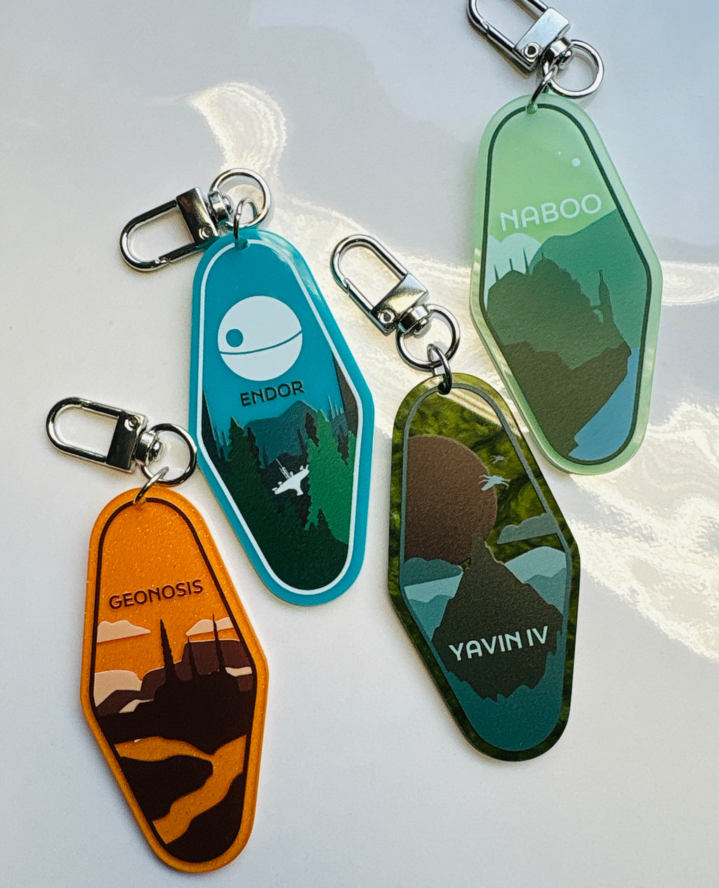 Space Travel Hotel Keychains (Series 2)