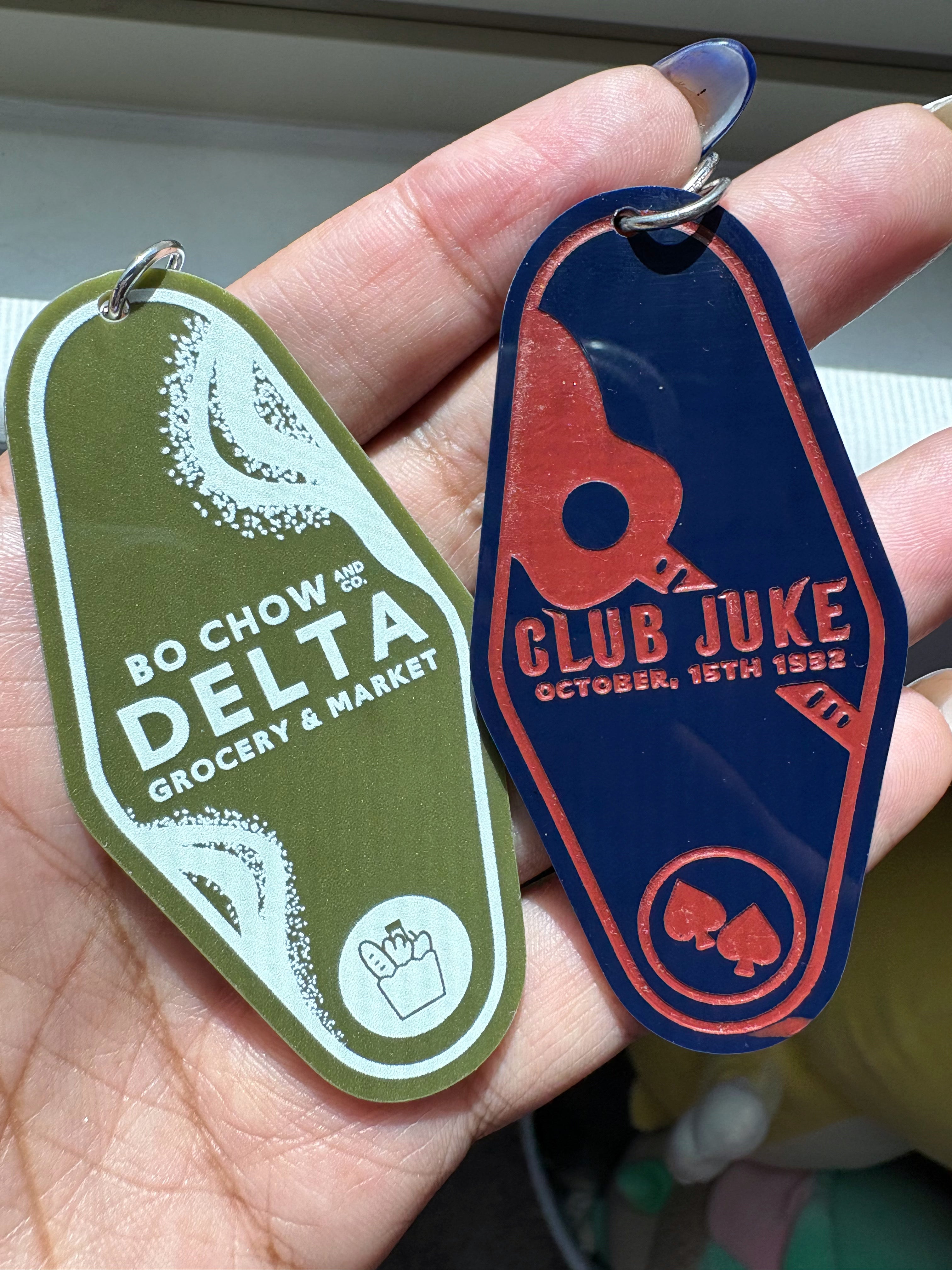 Sinners Hotel Keychains