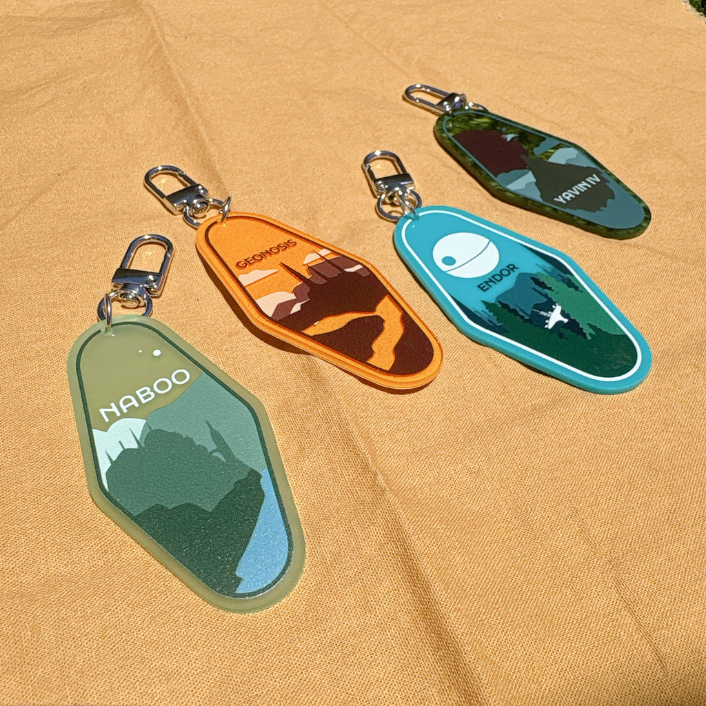 Space Travel Hotel Keychains (Series 2)