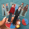 Inie and Outie Acrylic Stands