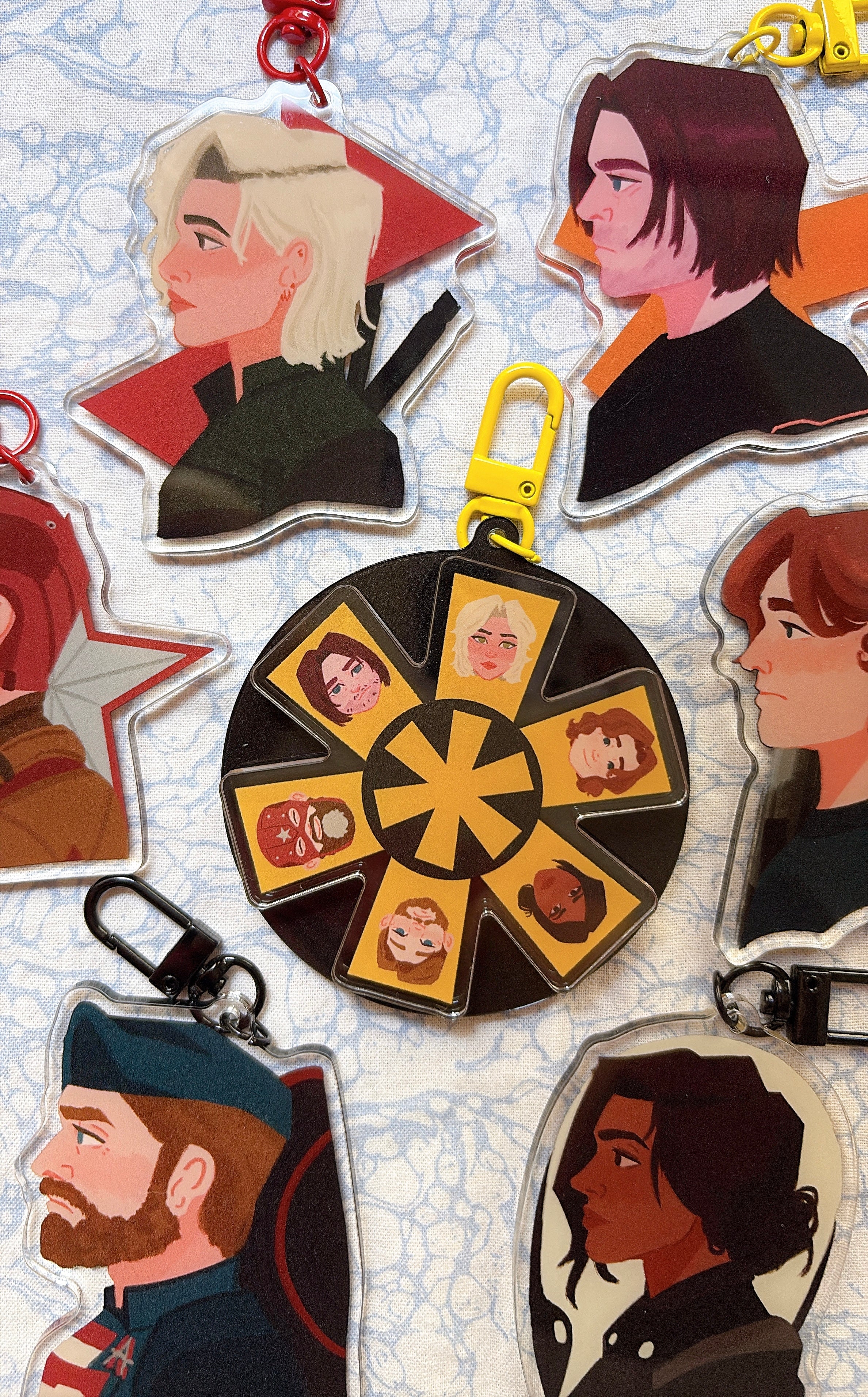Misfit Heroes Spinning Charm