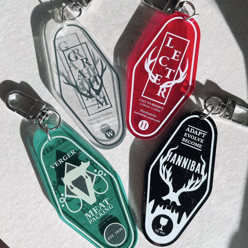 Hannibal Hotel Keychains