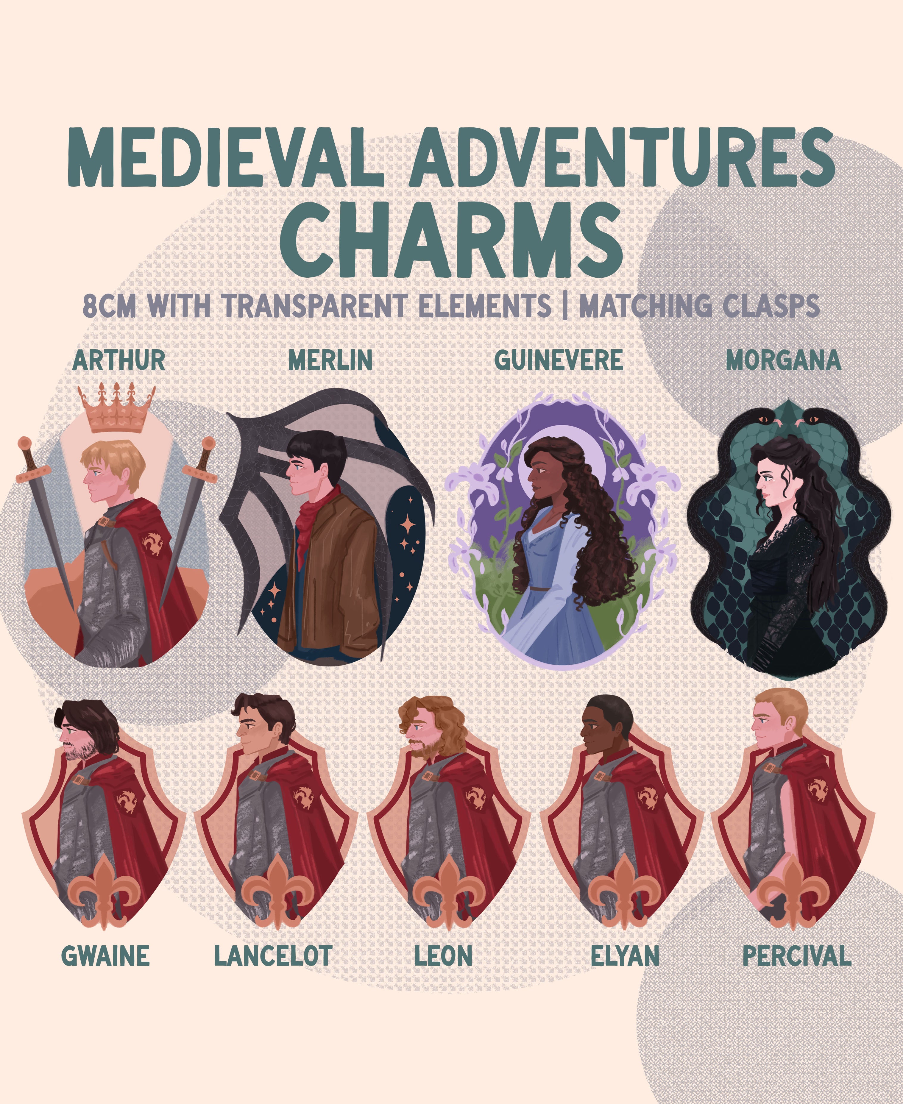 Medieval Adventures Charms [PREORDER]