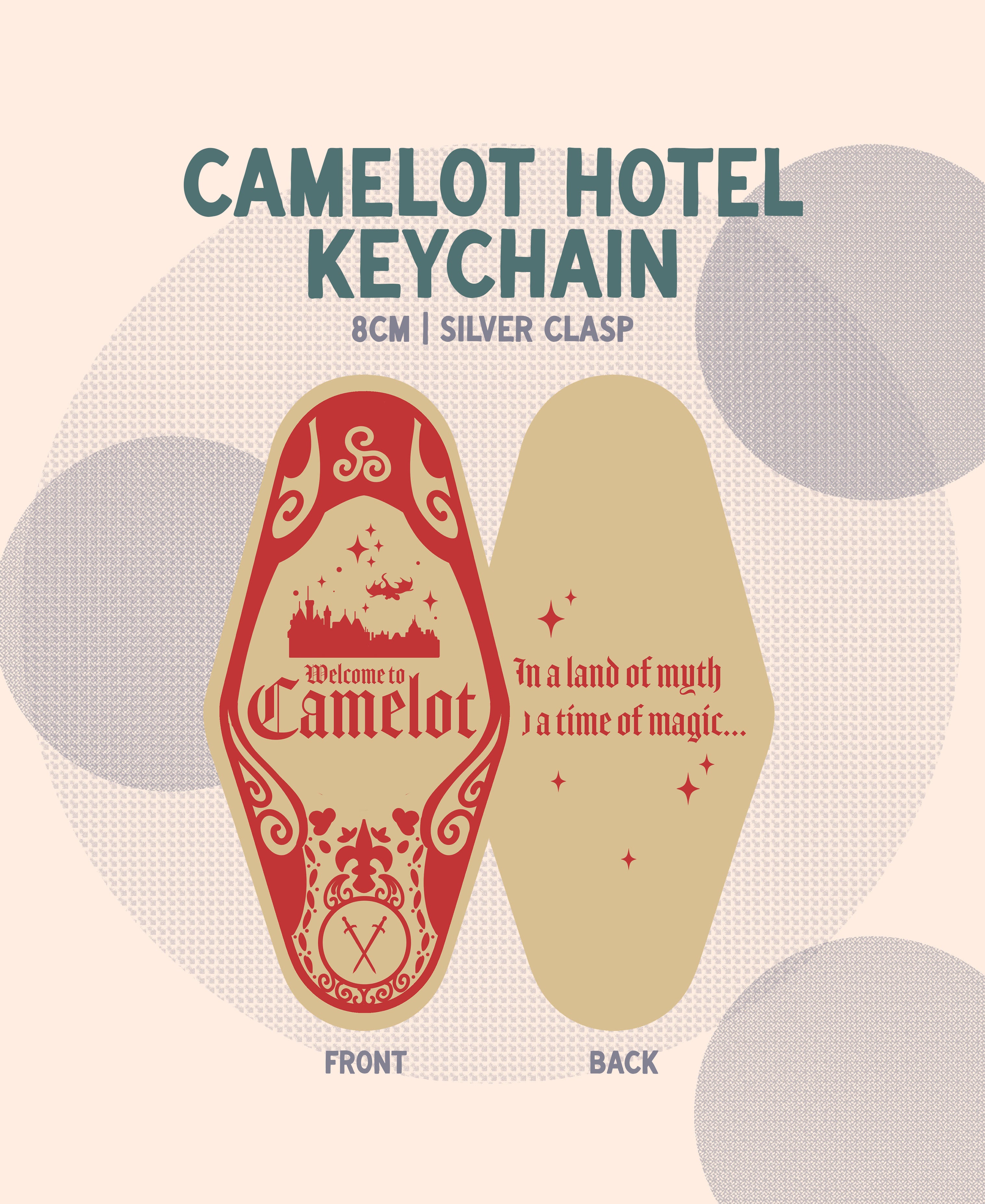 Camelot Hotel Keychain