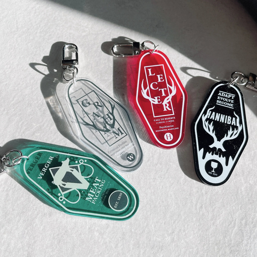 Hannibal Hotel Keychains