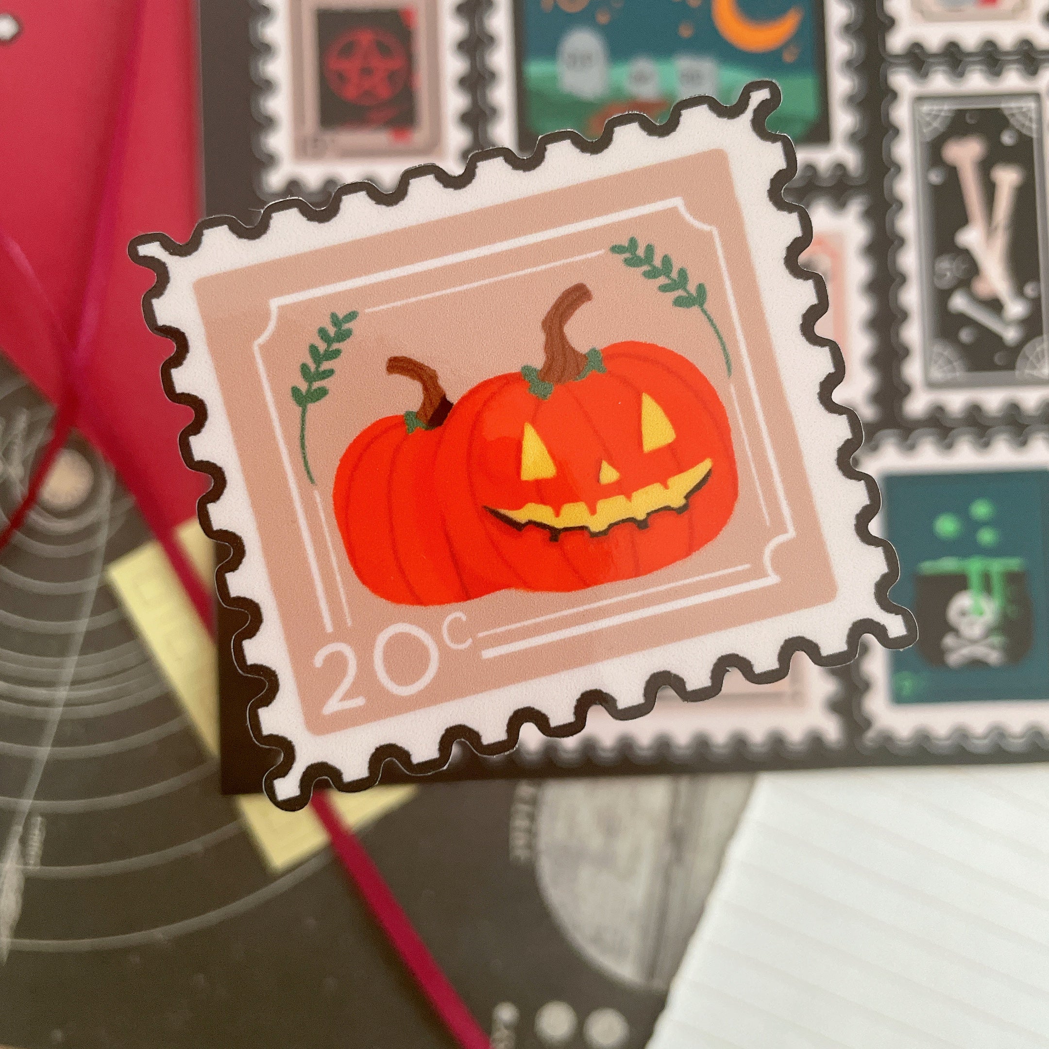 Halloween Stamp Sticker Sheet