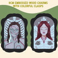 Embossed Lovers Charms