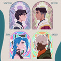 Stained Glass Future Charms