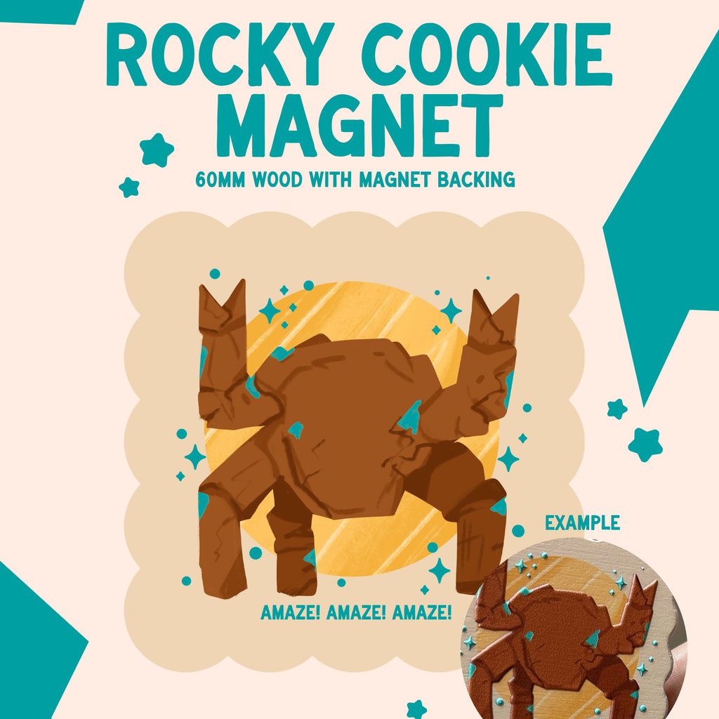 Rocky Embossed Magnet