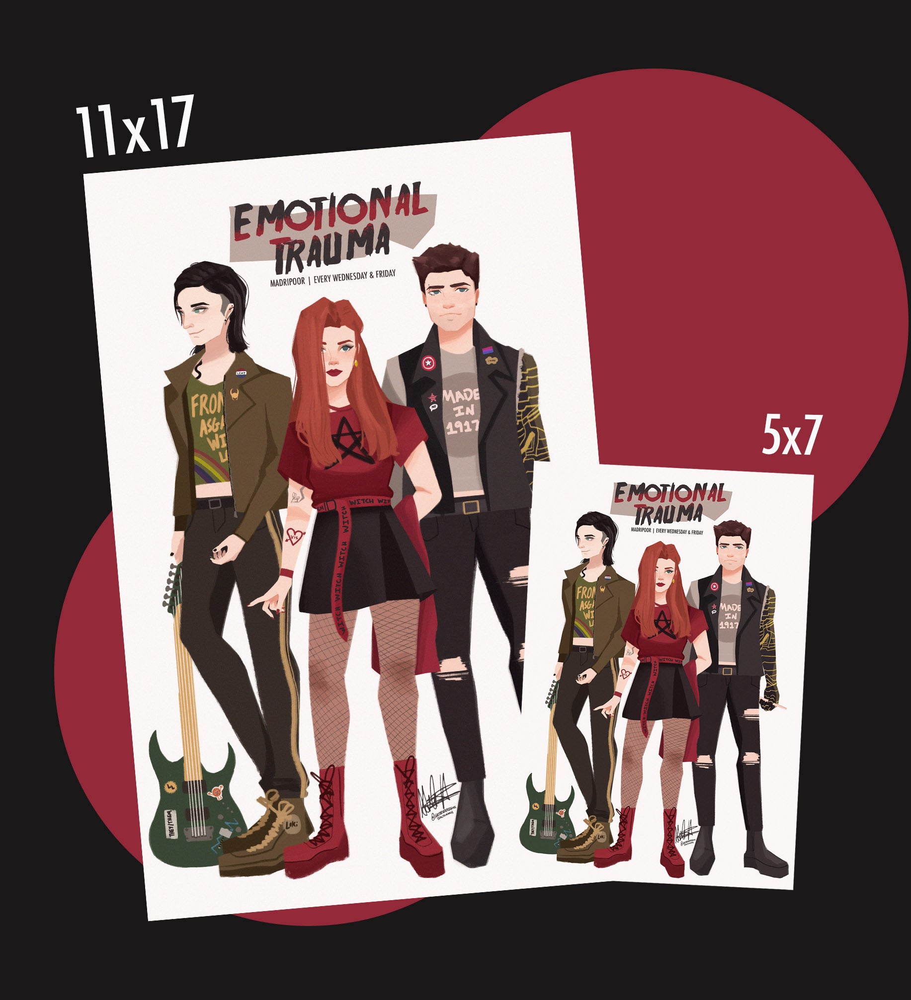 Emotional Trauma (11x17 & 5x7)