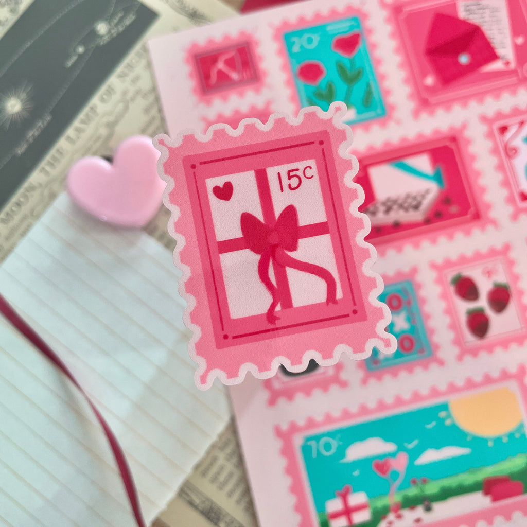 Love Stamps Sticker Sheet