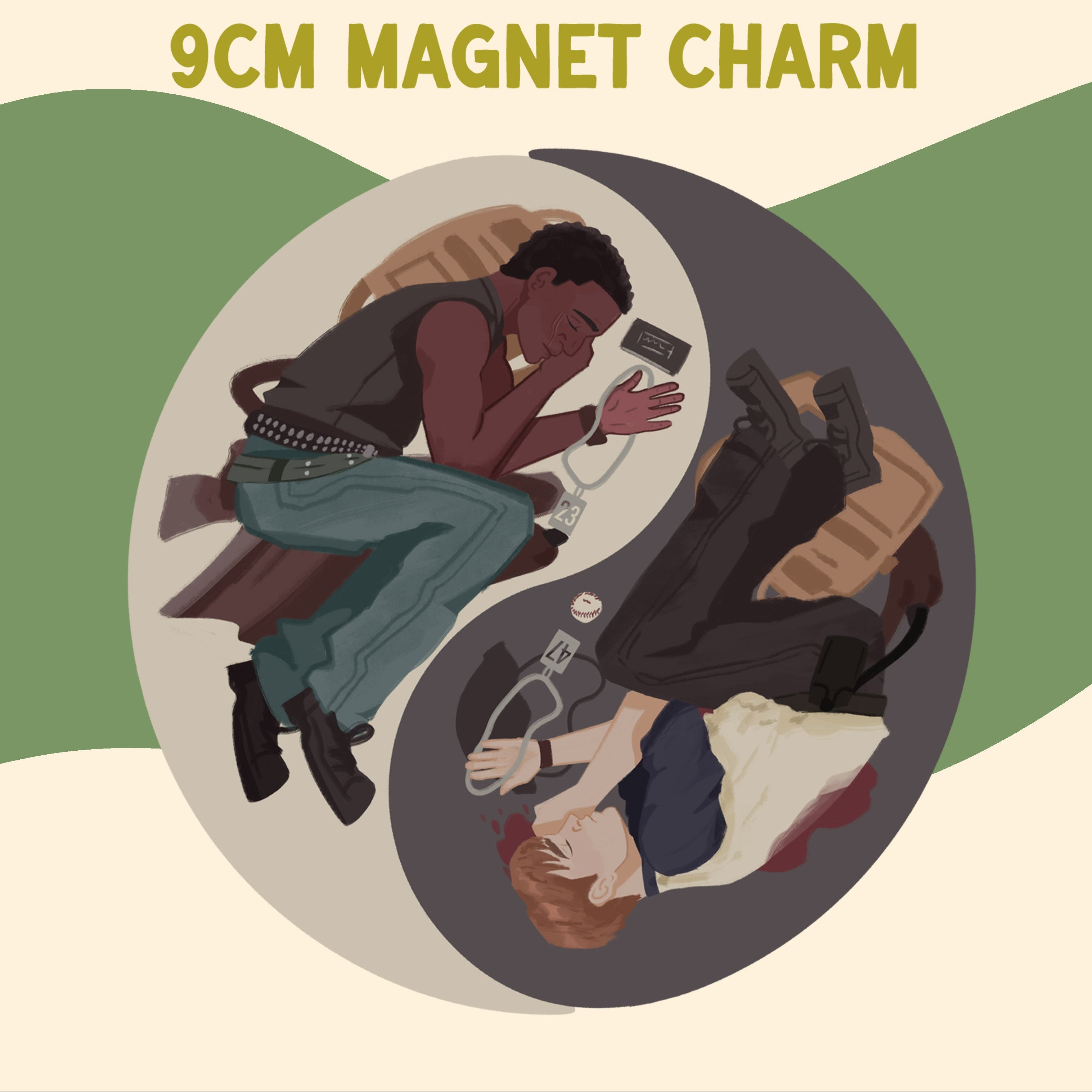 Gavries Yin & Yang Magnet Charm