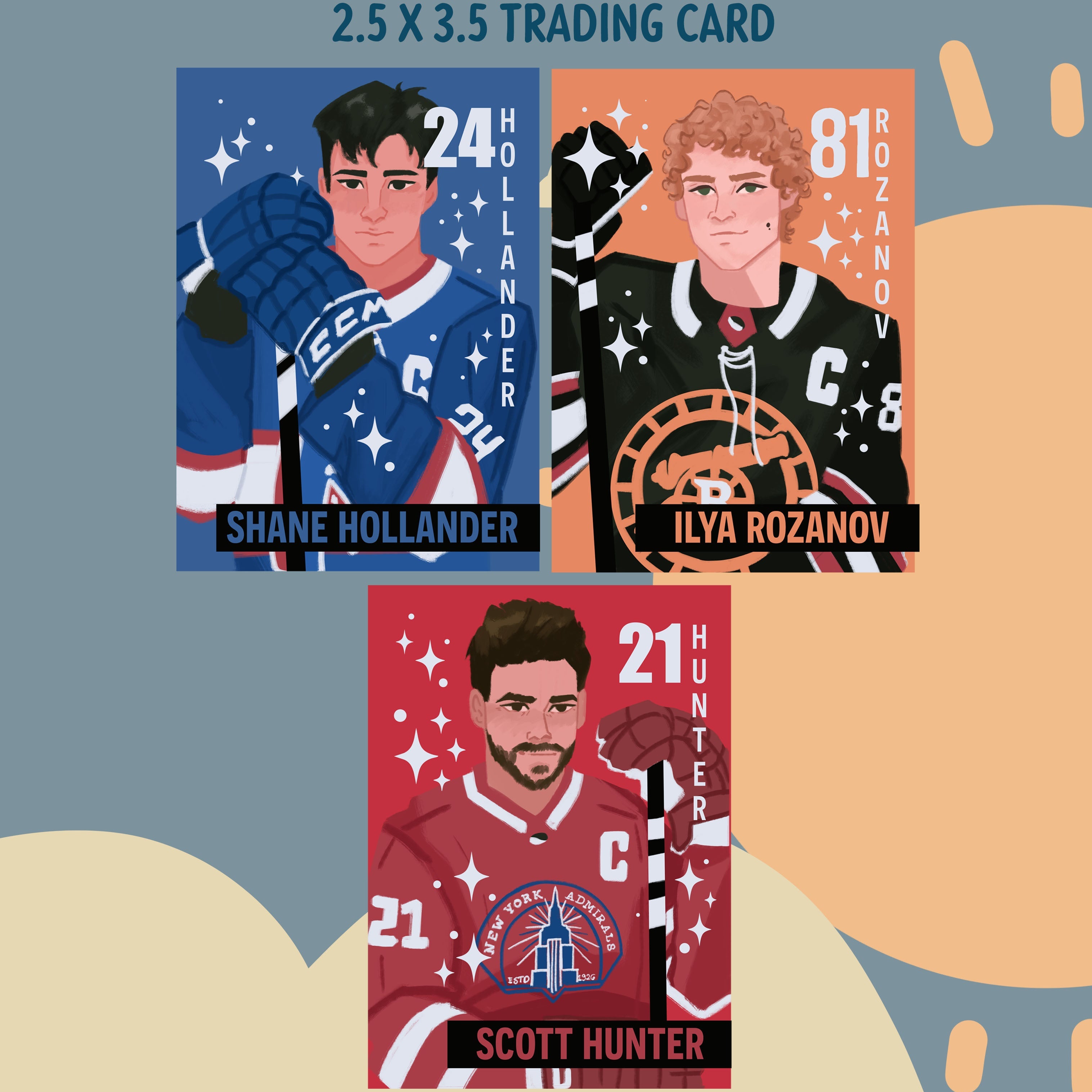 Hockey Yaoi Trading Cards