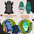 Flanagan Universe Lasser Glass & Chuck Hotel Keychain