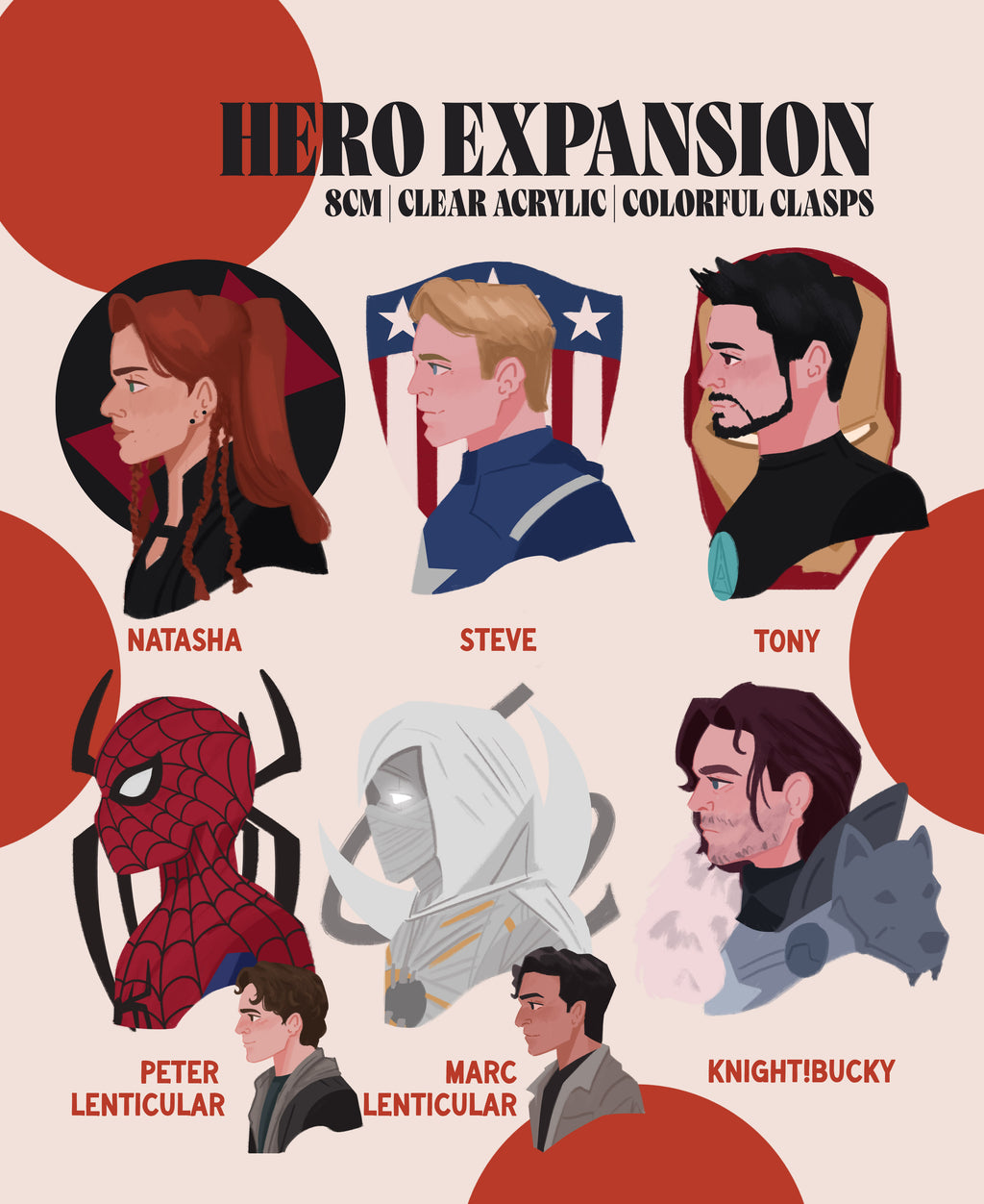 Hero Expansion Charms (Series 1)