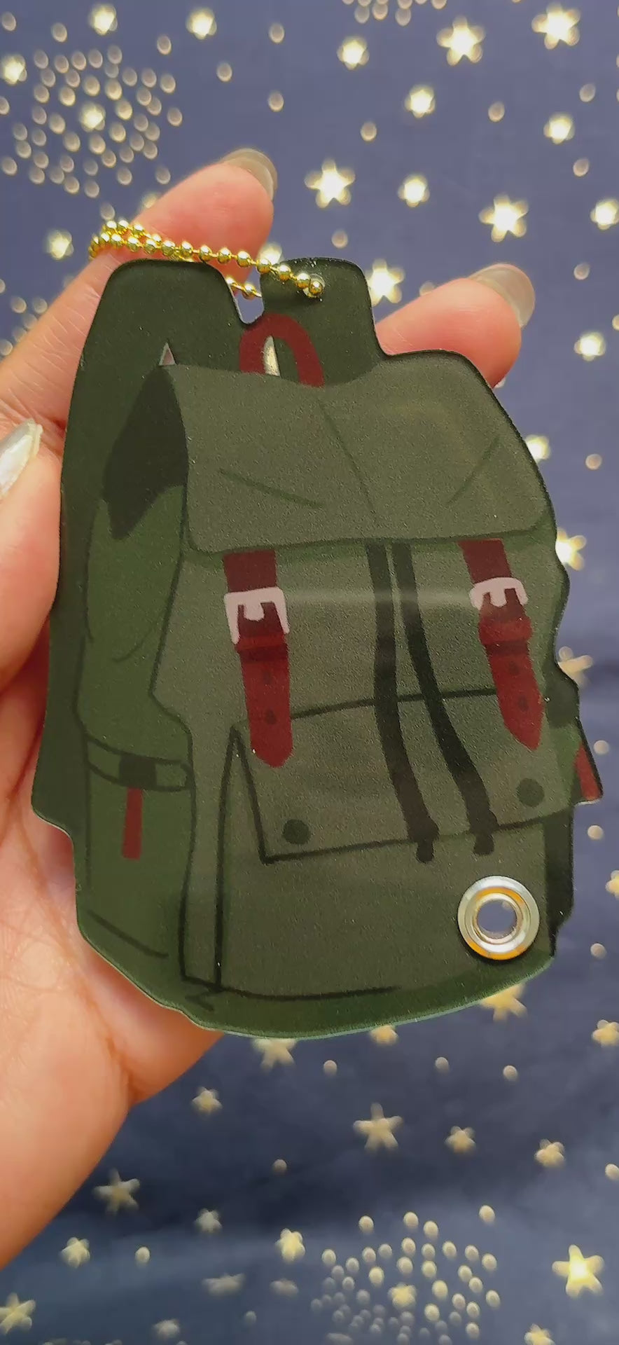 Charles Backpack Shaker Charm