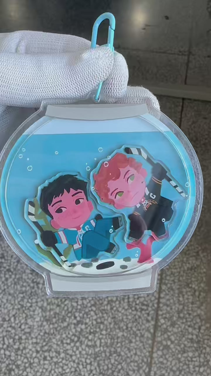 Boy Aquarium Shaker & Print
