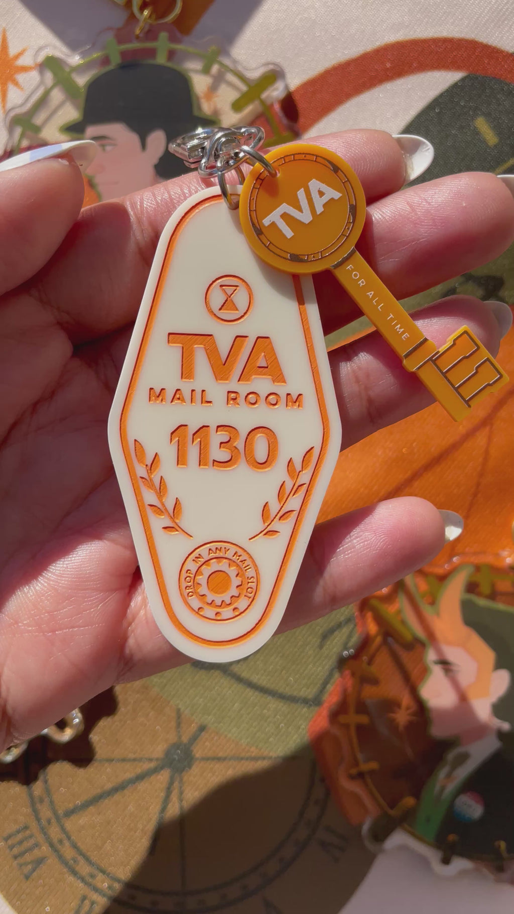 Timeline Hotel Keychains
