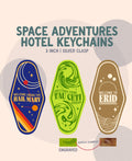 Space Adventures Hotel Keychains